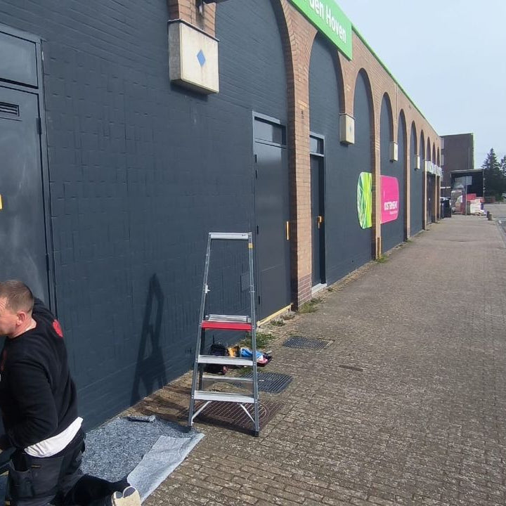 PROJECT SCHILDERWERK WINKELCENTRUM HUIZEN